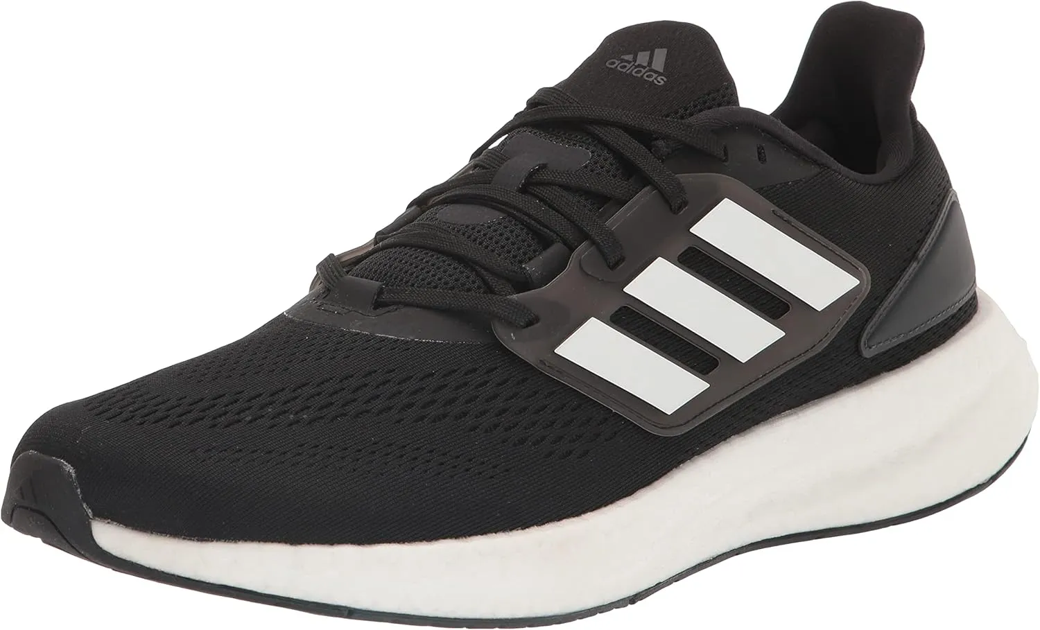 adidas Men's Pureboost 22 Running Shoe, Core Black/Core Black/Carbon, 11.5