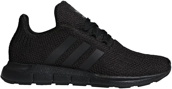 adidas Swift Run Sneaker, Black/Black/Black, 4.5 US Unisex Big Kid