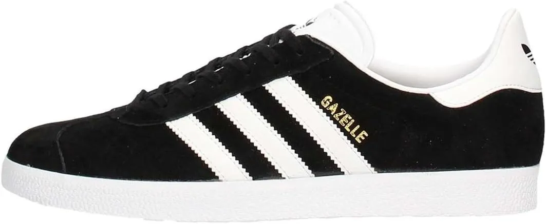 adidas Unisex Adults’ Gazelle Low-Top Sneakers, Black (Core Black), 6 UK