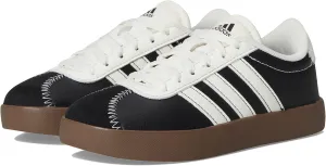 adidas VL Court 3.0 Sneaker, Black/Off White/Black, 6.5 US Unisex Big Kid