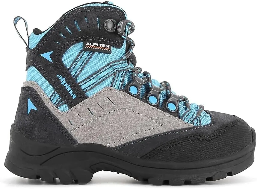 Alpina Kids Boots | Waterproof Hiking Shoes | Durable Full Leather | Lightweight Breathable | Slip Resistant