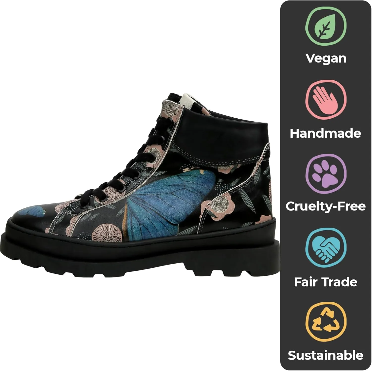 Ankle Boots for Women - Vegan Leather and Handmade Women Booties and Ankle Boots,