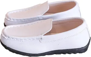 Autumn Children Boy Casual Shoes Flat Bottom Soft Non Slip Slip On Dress Shoes Comfortable Solid Baby Girl Snow
