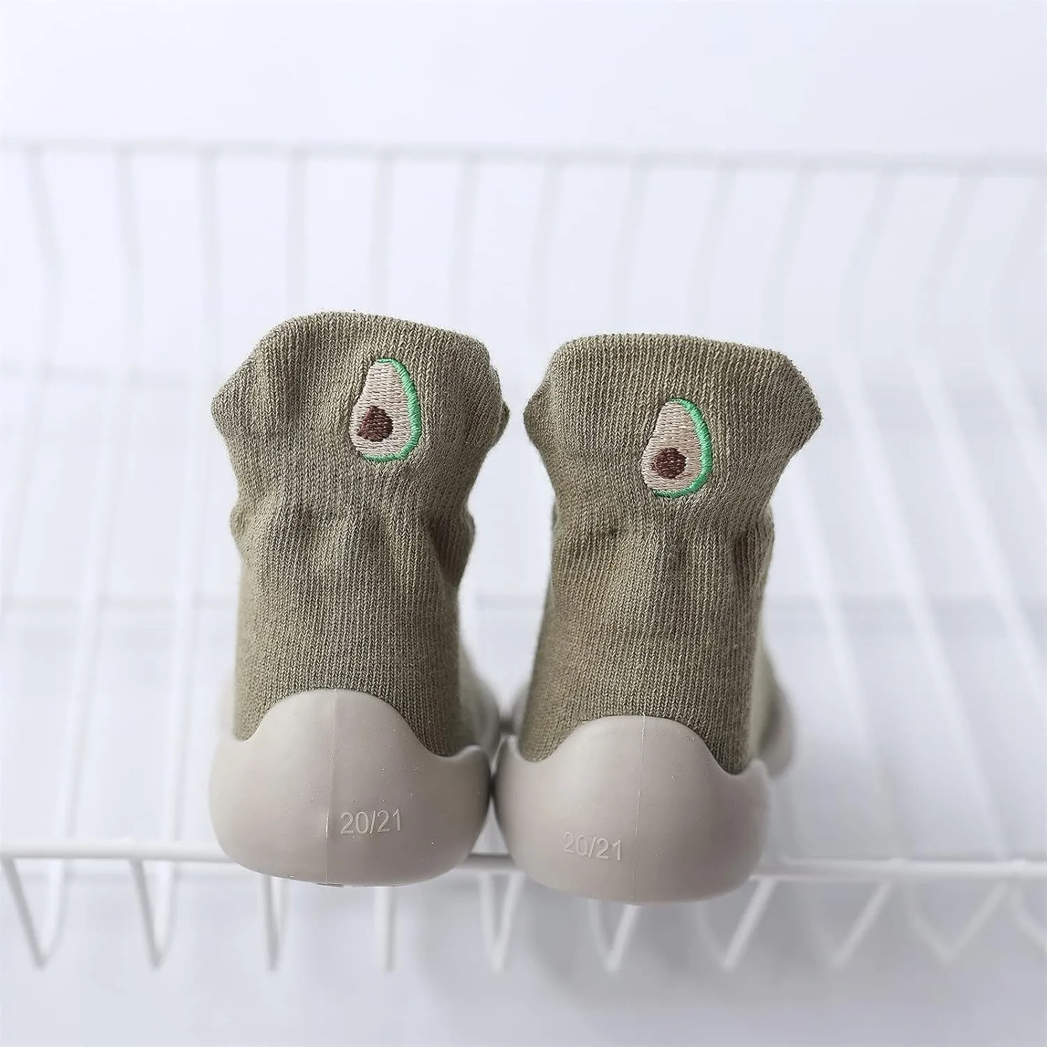 Baby First Walking Shoes,0-4 Years Toddler Boys Girls Walkers Shoes Indoor Solid Soft Casual Elastic Socks Shoes