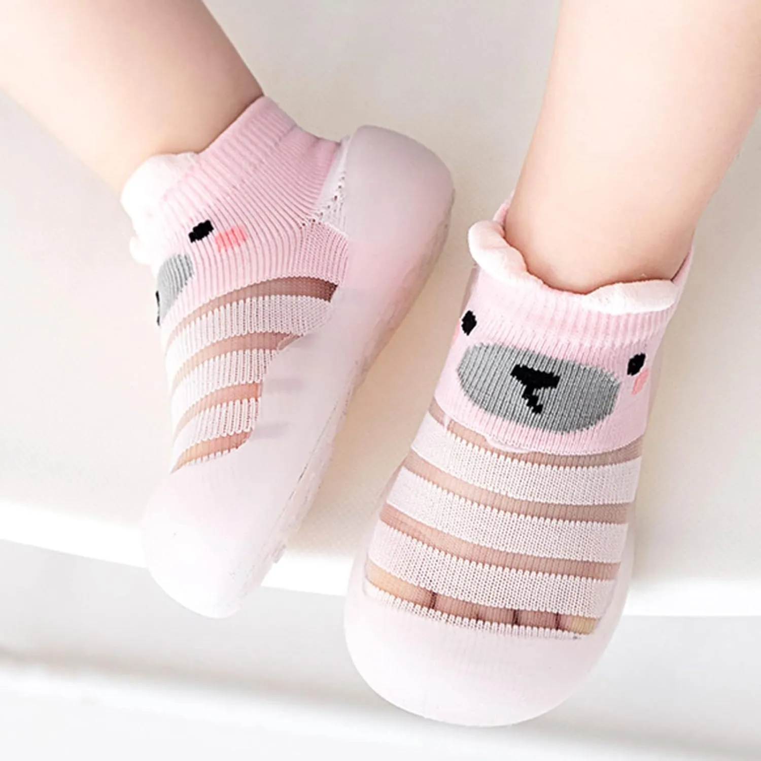 Baby Girl Shoes,Baby Sock Shoes Newborn Boys Girls Cartoon Breathable Mesh Summer First Walking Shoes 0-3 Years