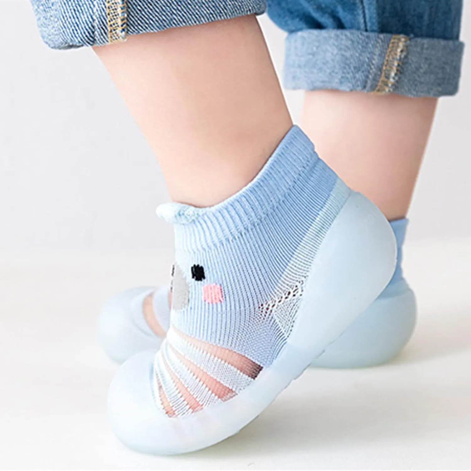 Baby Girl Shoes,Baby Sock Shoes Newborn Boys Girls Cartoon Breathable Mesh Summer First Walking Shoes 0-3 Years