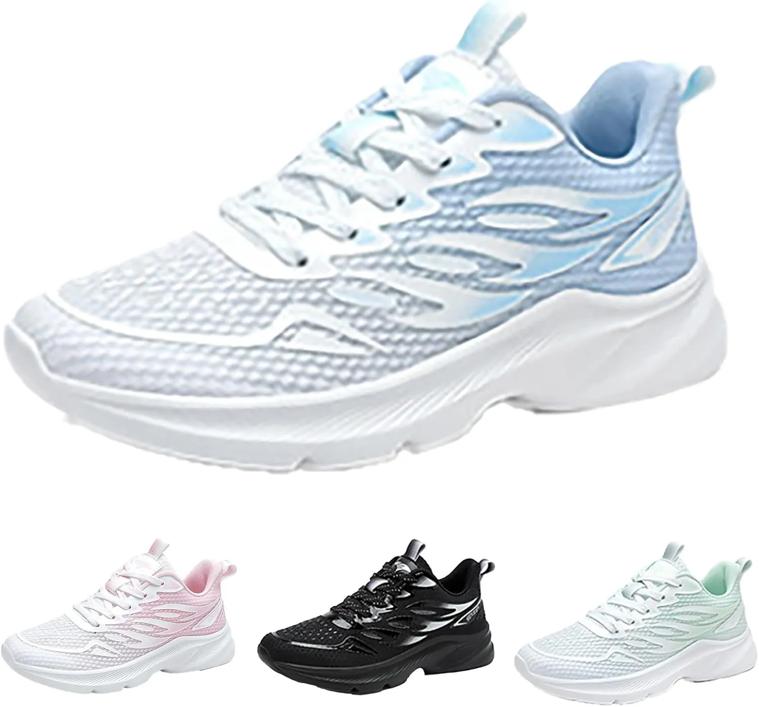 Basketball Shoes for MenPlatform Sneakers for Women Fashion Black Loafers Women Comfortable Slip On Soft Sole Christmas Shoes for Women Round Toe Slip On Casual