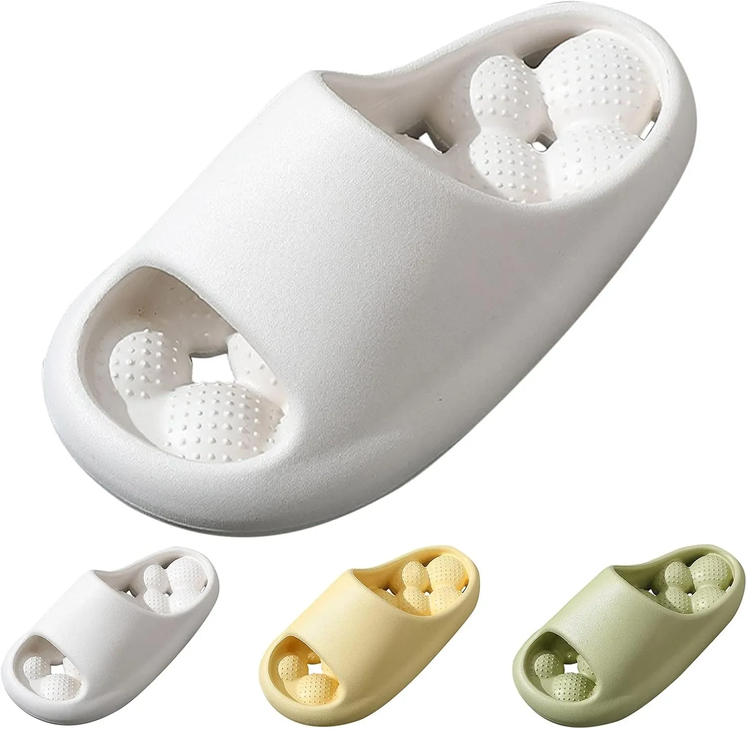 Bathroom Slipper Mens Shower Shoes Women and Men Cloud Slides Bath Slippers Comfortable Soft Sole Water Shoe