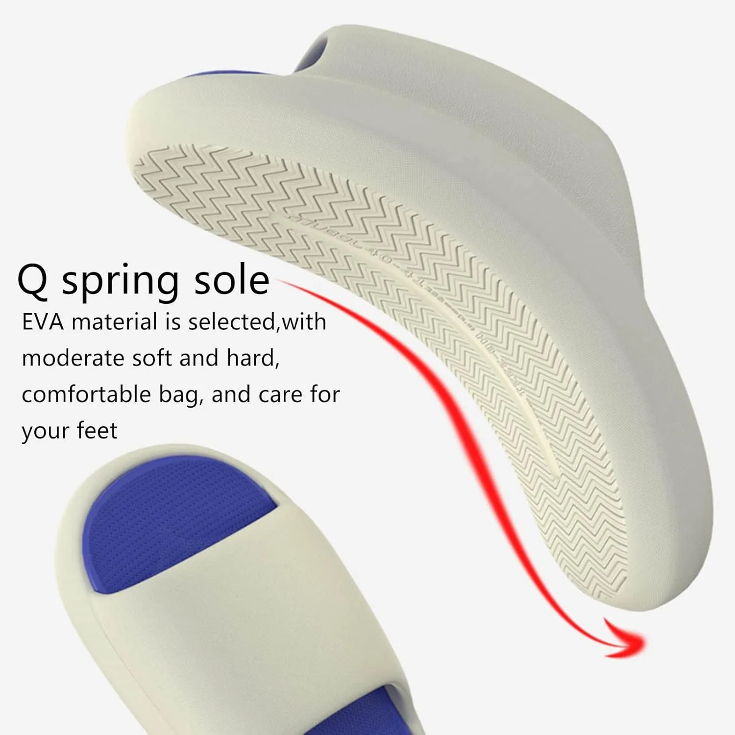 Bathroom Slippers Men Slides for Women Cloud Slippers for Men Womens Slides Bathroom Dorms Soft Sole