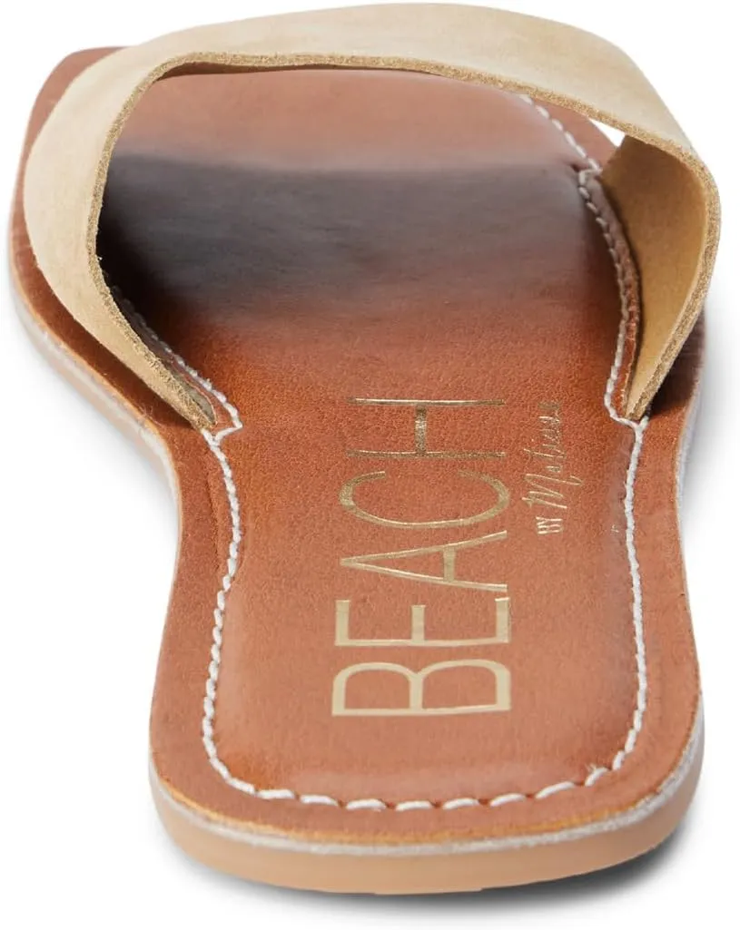 BEACH by Matisse Womens Bali Slide Flat Casual Sandals Casual - Brown