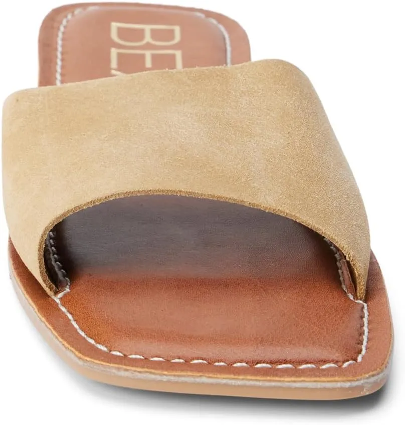 BEACH by Matisse Womens Bali Slide Flat Casual Sandals Casual - Brown
