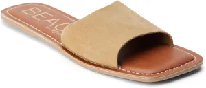 BEACH by Matisse Womens Bali Slide Flat Casual Sandals Casual - Brown