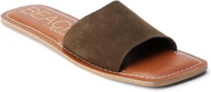 BEACH by Matisse Womens Bali Slide Flat Casual Sandals Casual - Brown