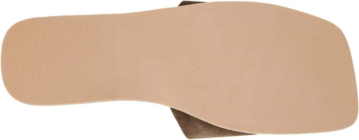 BEACH by Matisse Womens Bali Slide Flat Casual Sandals Casual - Brown