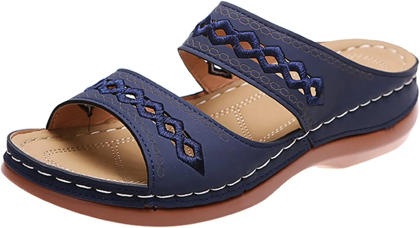 Beach Sandals For Woman Orthopedic Slippers Flip Flops with Arch Support for Flat Feet Comfortable Orthotic Flip Flops 204