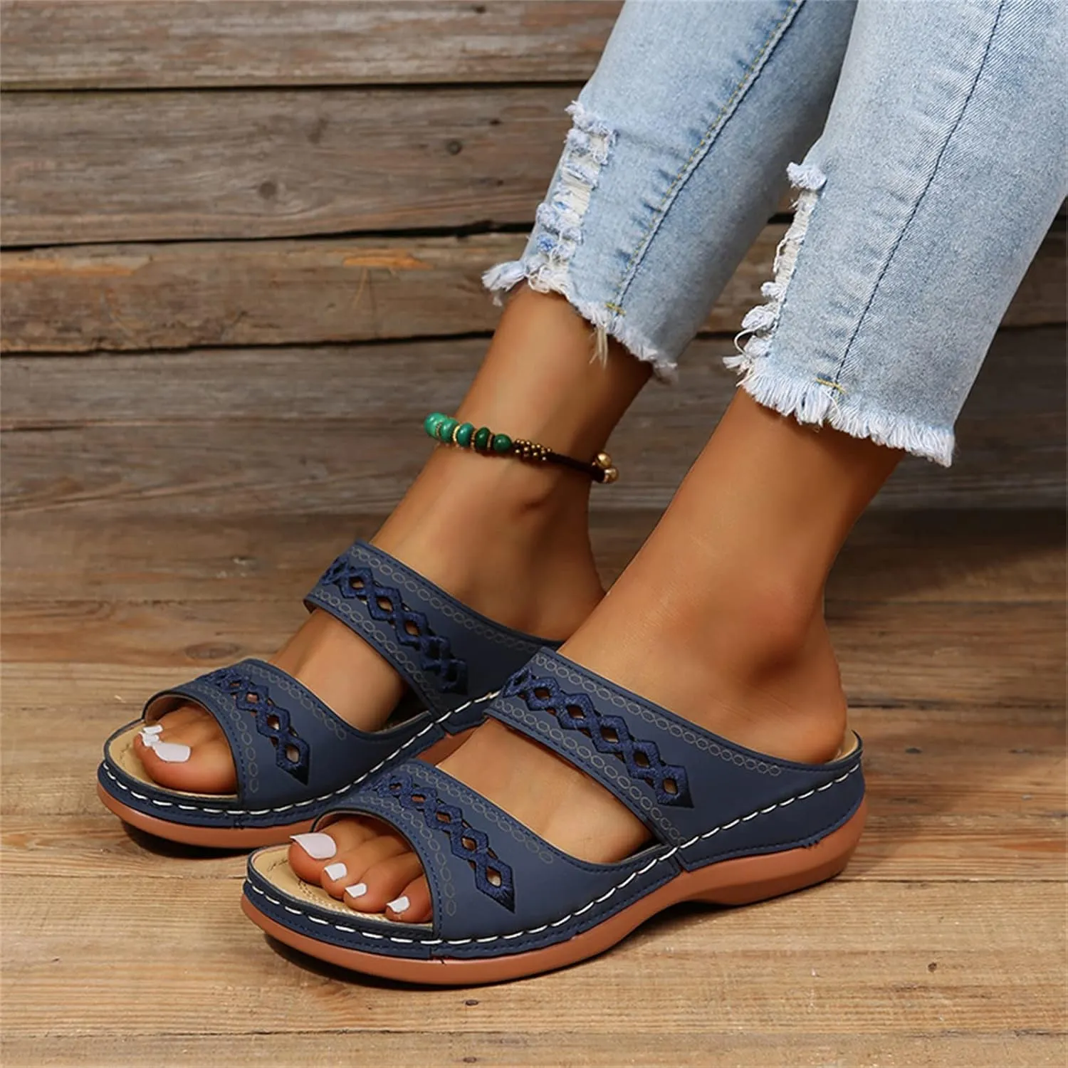 Beach Sandals For Woman Orthopedic Slippers Flip Flops with Arch Support for Flat Feet Comfortable Orthotic Flip Flops 204
