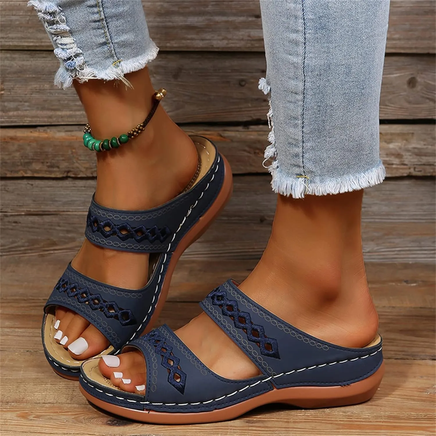 Beach Sandals For Woman Orthopedic Slippers Flip Flops with Arch Support for Flat Feet Comfortable Orthotic Flip Flops 204