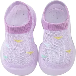 Boy Girl Baby Sock Shoes,0-3 Years Infant Boys Girls Summer Socks Shoes Breathable Mesh Non Slip First Walkers Shoes