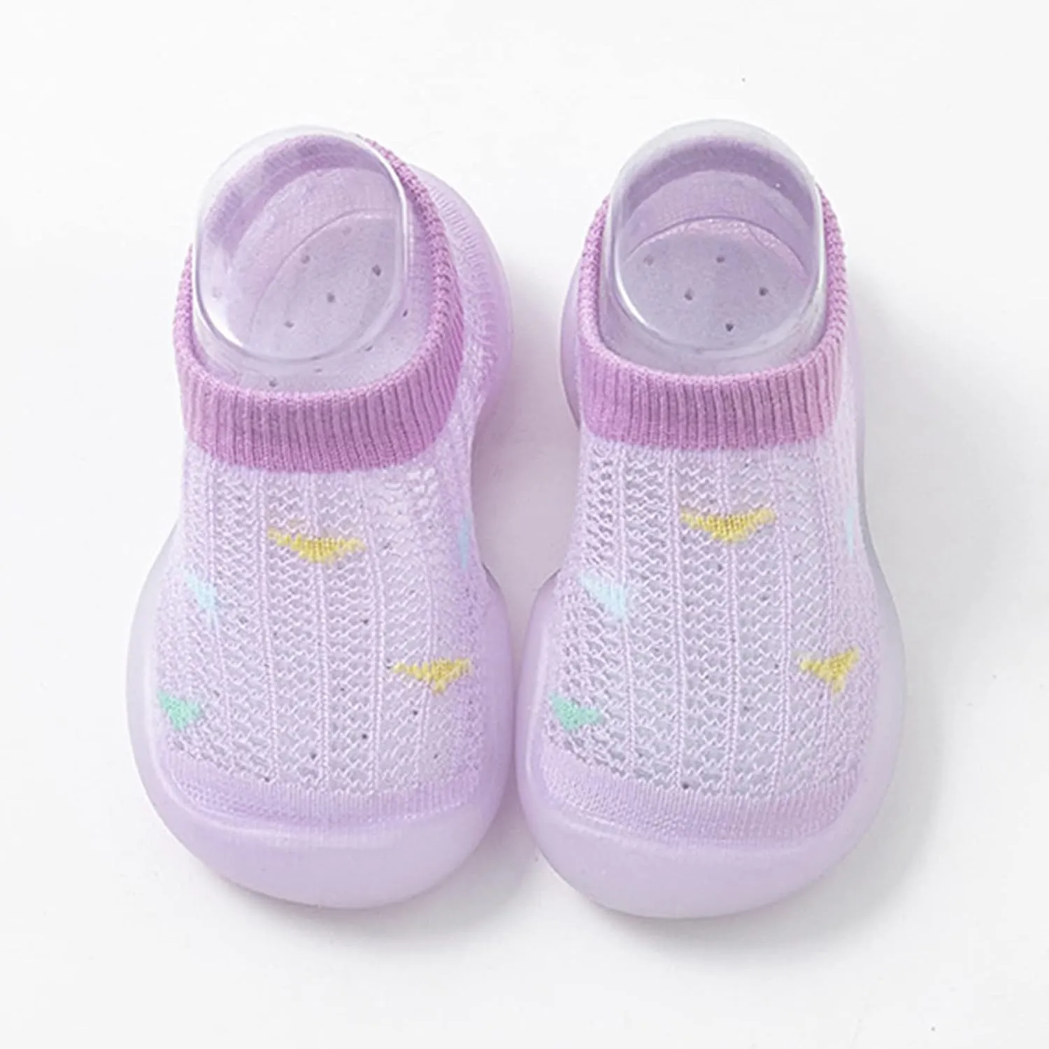 Boy Girl Baby Sock Shoes,0-3 Years Infant Boys Girls Summer Socks Shoes Breathable Mesh Non Slip First Walkers Shoes