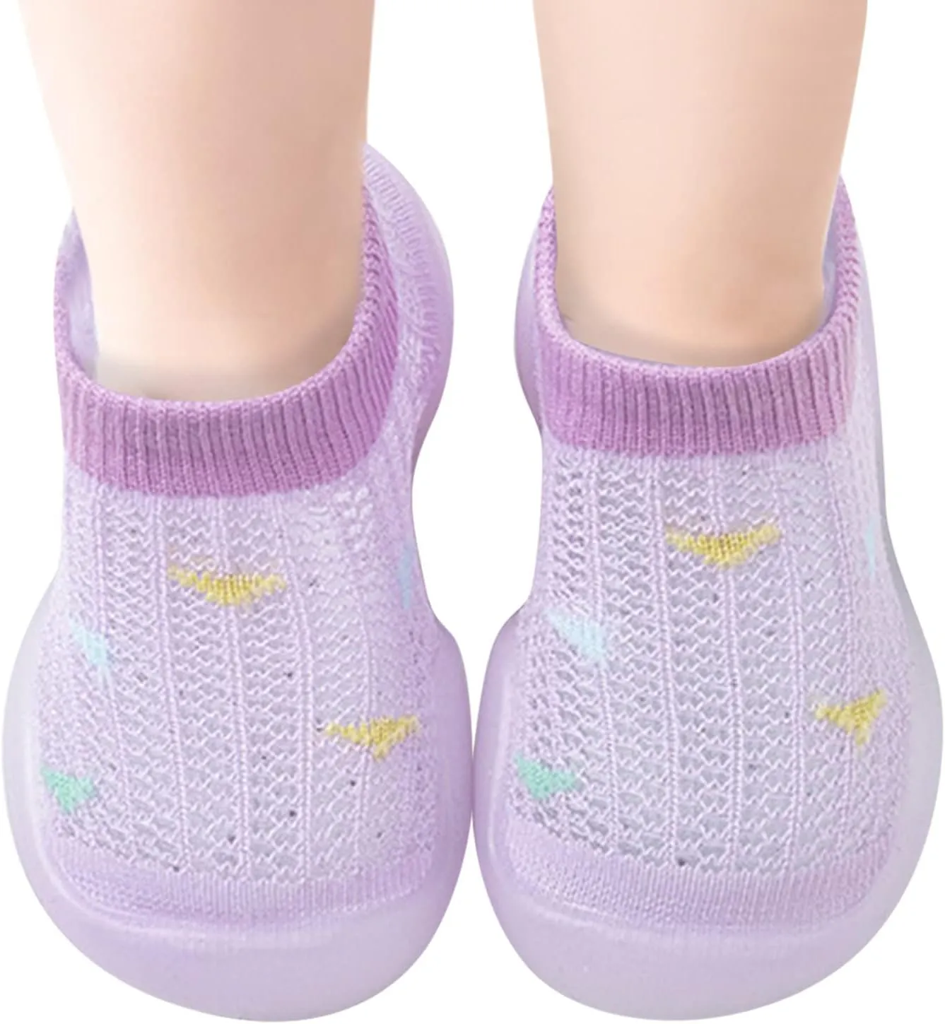 Boy Girl Baby Sock Shoes,0-3 Years Infant Boys Girls Summer Socks Shoes Breathable Mesh Non Slip First Walkers Shoes
