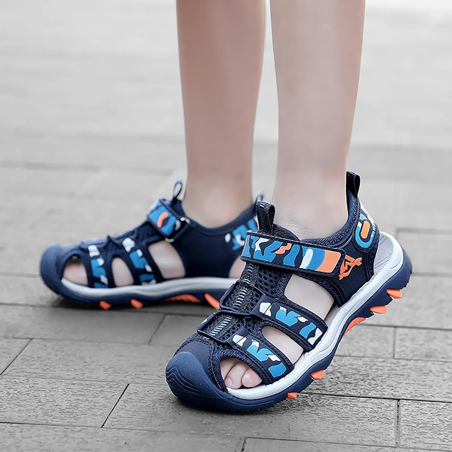Boy Shoes Comfortable Soft Sole Closed Toe Sandals Fashionable Thick Sole Beach Sandals Girls Size Size 13 Girls