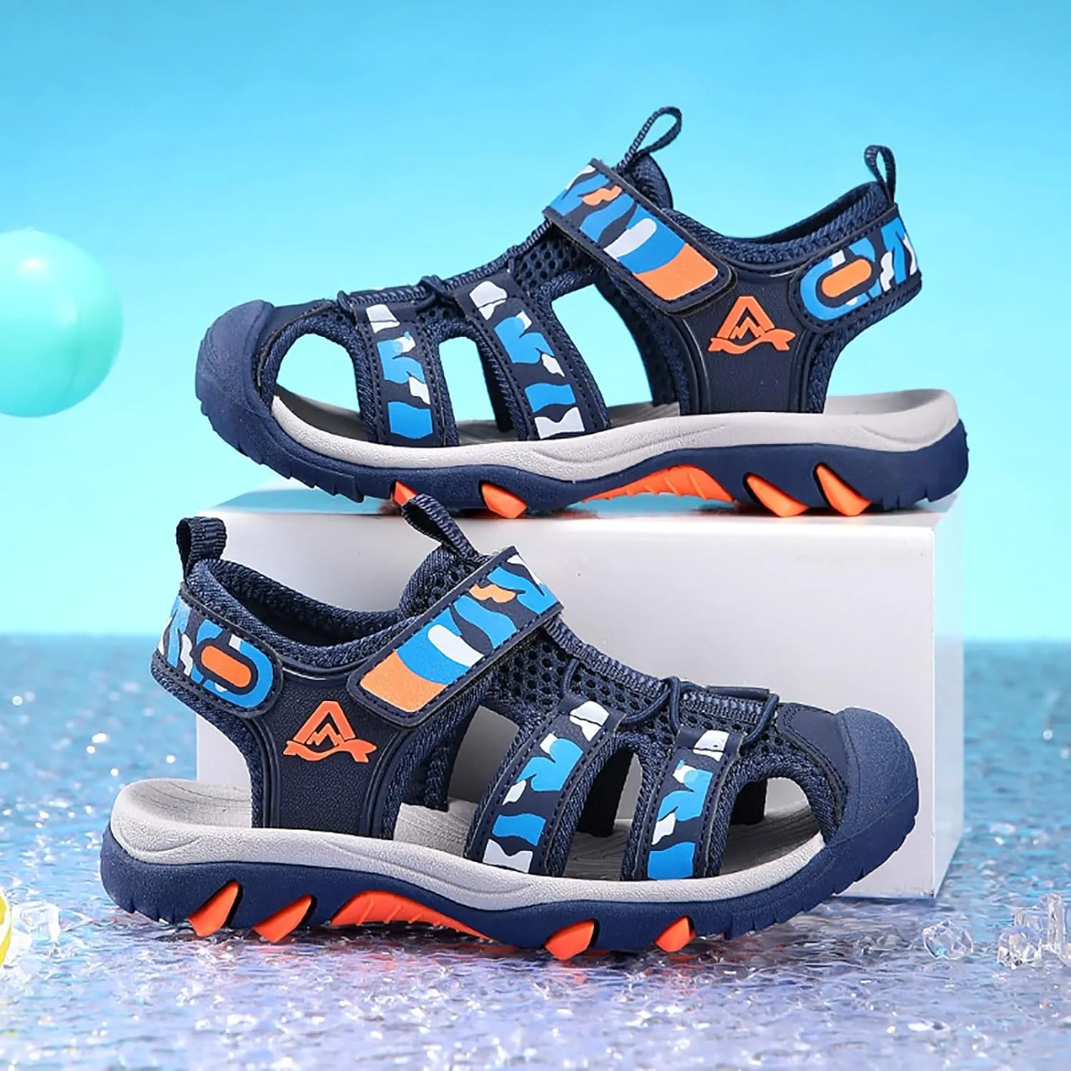Boy Shoes Comfortable Soft Sole Closed Toe Sandals Fashionable Thick Sole Beach Sandals Girls Size Size 13 Girls