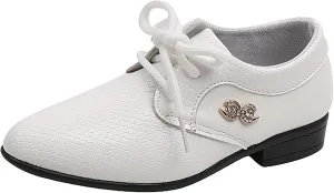 Boys Dress Shoes Toddler Kids Baby British Style Casual Shoes Rhinestone Decor Formal Oxfords Wedding Dance Party Shoes