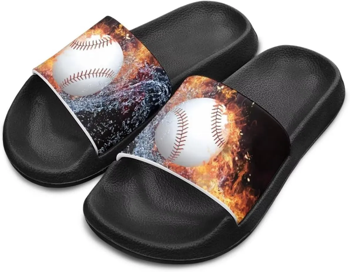 Boys Sandals with EVA Soft Sole Lightweight Slip-On Beach Slippers