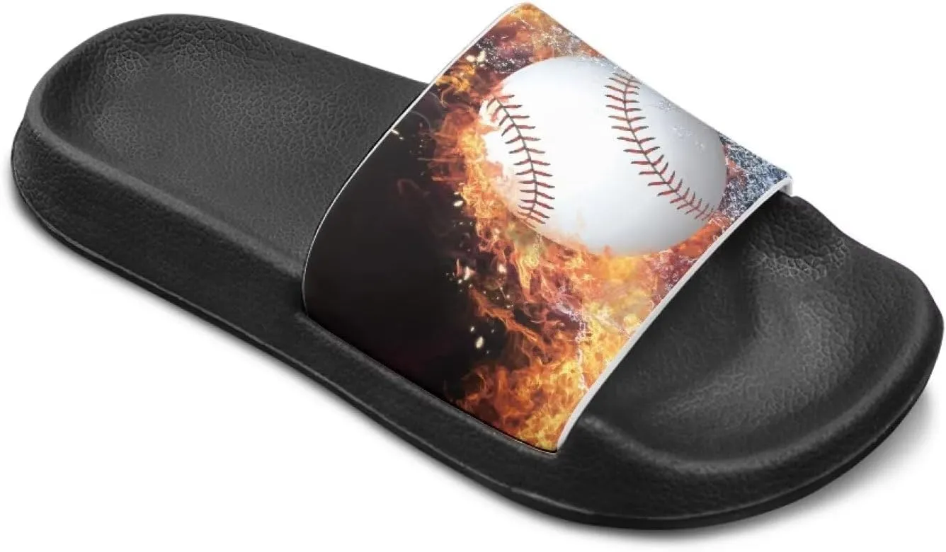 Boys Sandals with EVA Soft Sole Lightweight Slip-On Beach Slippers