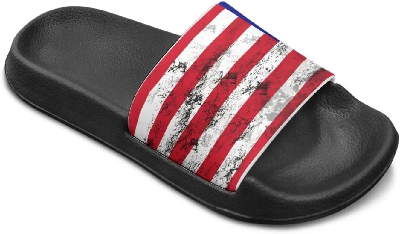 Boys Sandals with EVA Soft Sole Lightweight Slip-On Beach Slippers