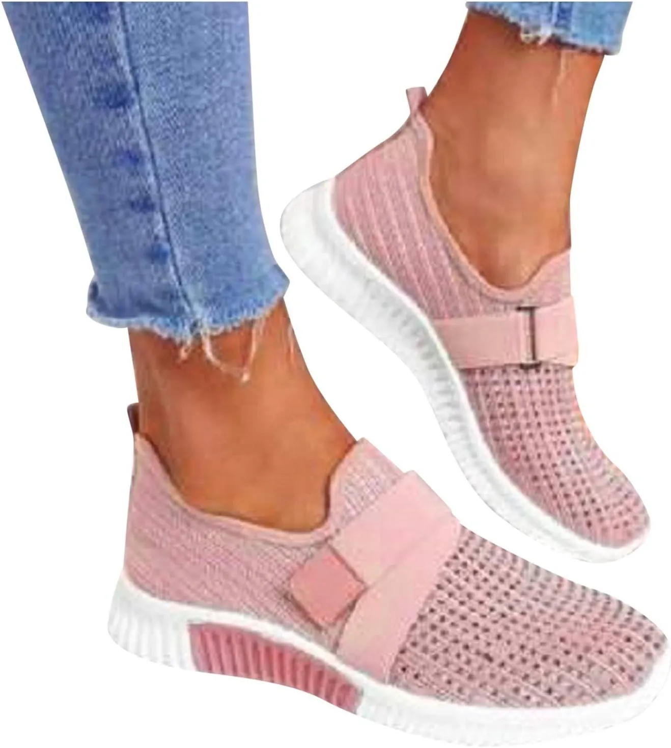 Chunky Sneakers for Women Brown Women's Black Non Slip Shoes Nursing Shoes Women Comfortable Wide Comfortwear Ortho Shoes for Women Plantar Fasciitis Wide Width Slip On Walking Shoes for Women