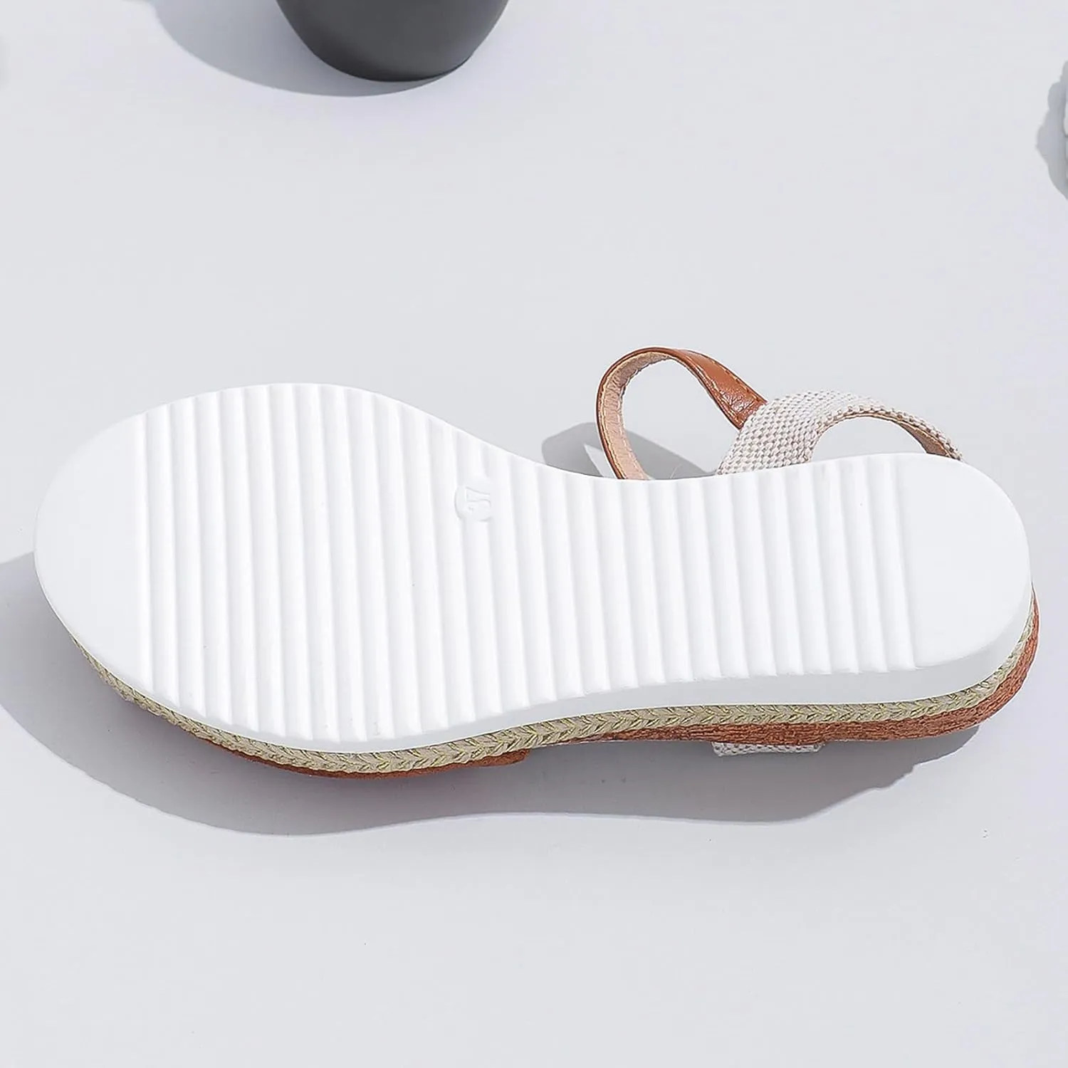 Closed Toe Platform Wedge Sandals for Women Heel Casual Womens, 2025 Espadrilles Wedges Sandals Heel Casual Comfortable Low Wedges Walking Strappy Comfortable Outdoor Shoes