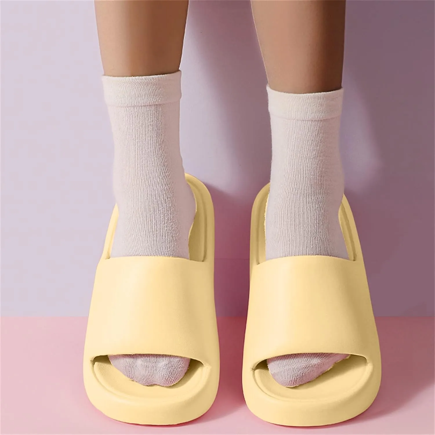 Cloud Slides Womens Bath Slippers Mens Showers Sandals Bathroom Slipper House Home Quick Drying Soft Sole