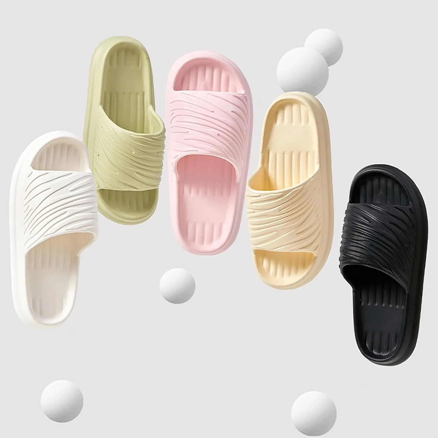 Couples Women Cartoon Prints Shower Room Home Non Slip Breathable Massage Soft Sole Quick Drying Slipper Beach