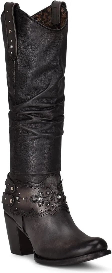 Cuadra Women's Tall Boot in Bovine Leather Brown