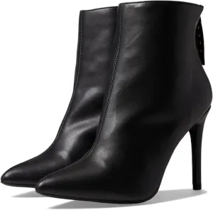 Dasha Stiletto Booties BLACK FAUX / 8.5