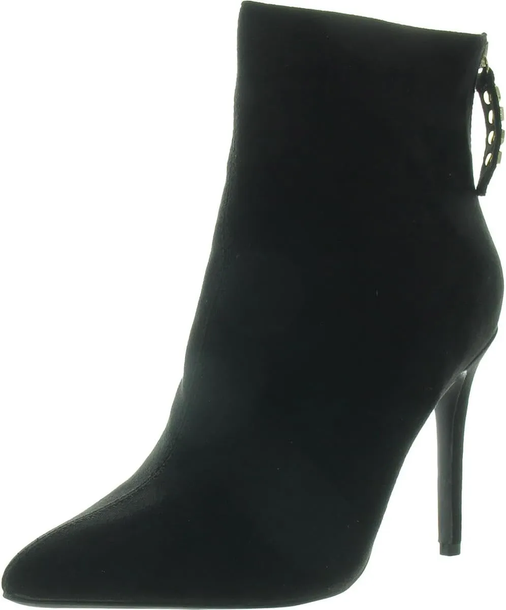 Dasha Stiletto Booties BLACK FAUX / 8.5
