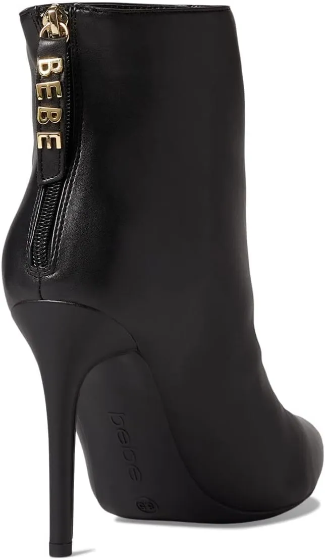 Dasha Stiletto Booties BLACK FAUX / 8.5