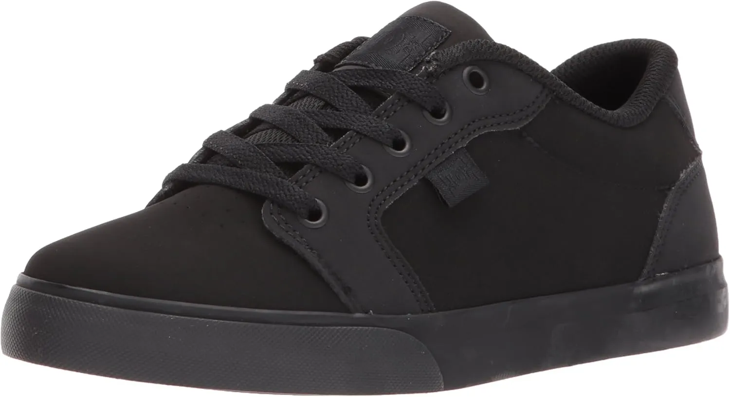 DC Anvil Skate Shoe (Little Big Kid), Black/Black, 11.5 US Unisex