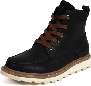 Deer Stags Kids Unisex Brown Leather Casual Winter Bootie 9 Months