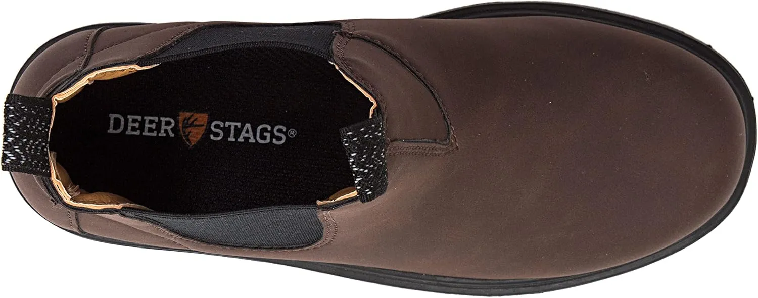 Deer Stags Kids Unisex Brown Leather Casual Winter Bootie 9 Months