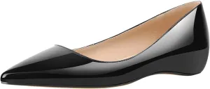 dollskiss Women's Black Daily Flat Pumps