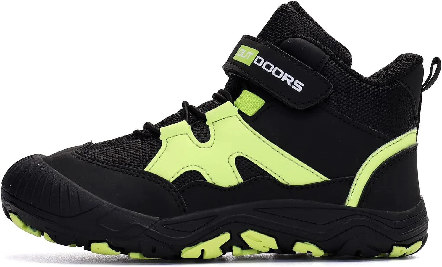Eliogn Boys Girls Ankle Hiking Boots Outdoor Mountaineering Sports Hiking Shoes High Top Sneakers for Kids