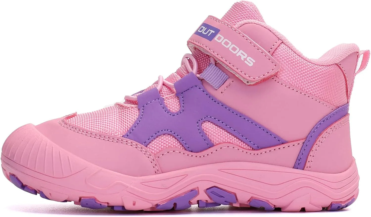 Eliogn Boys Girls Ankle Hiking Boots Outdoor Mountaineering Sports Hiking Shoes High Top Sneakers for Kids