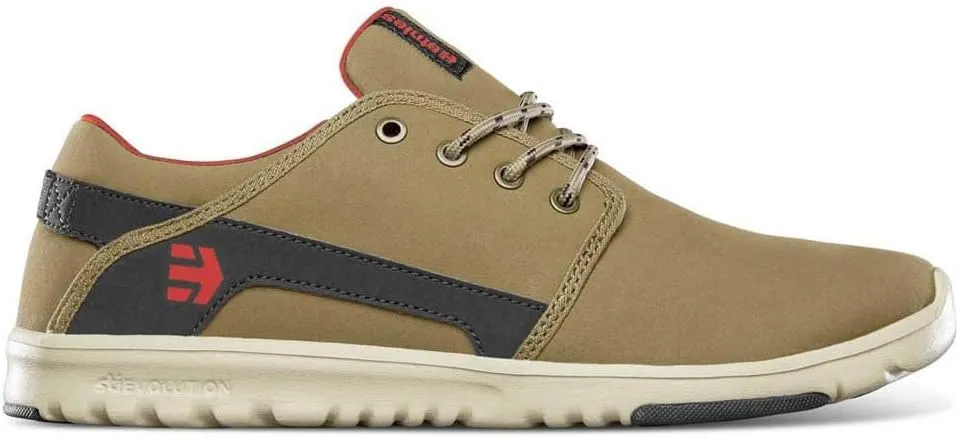Etnies Men's Scout Sneaker Skate Shoe, Brown/Black, 9.5