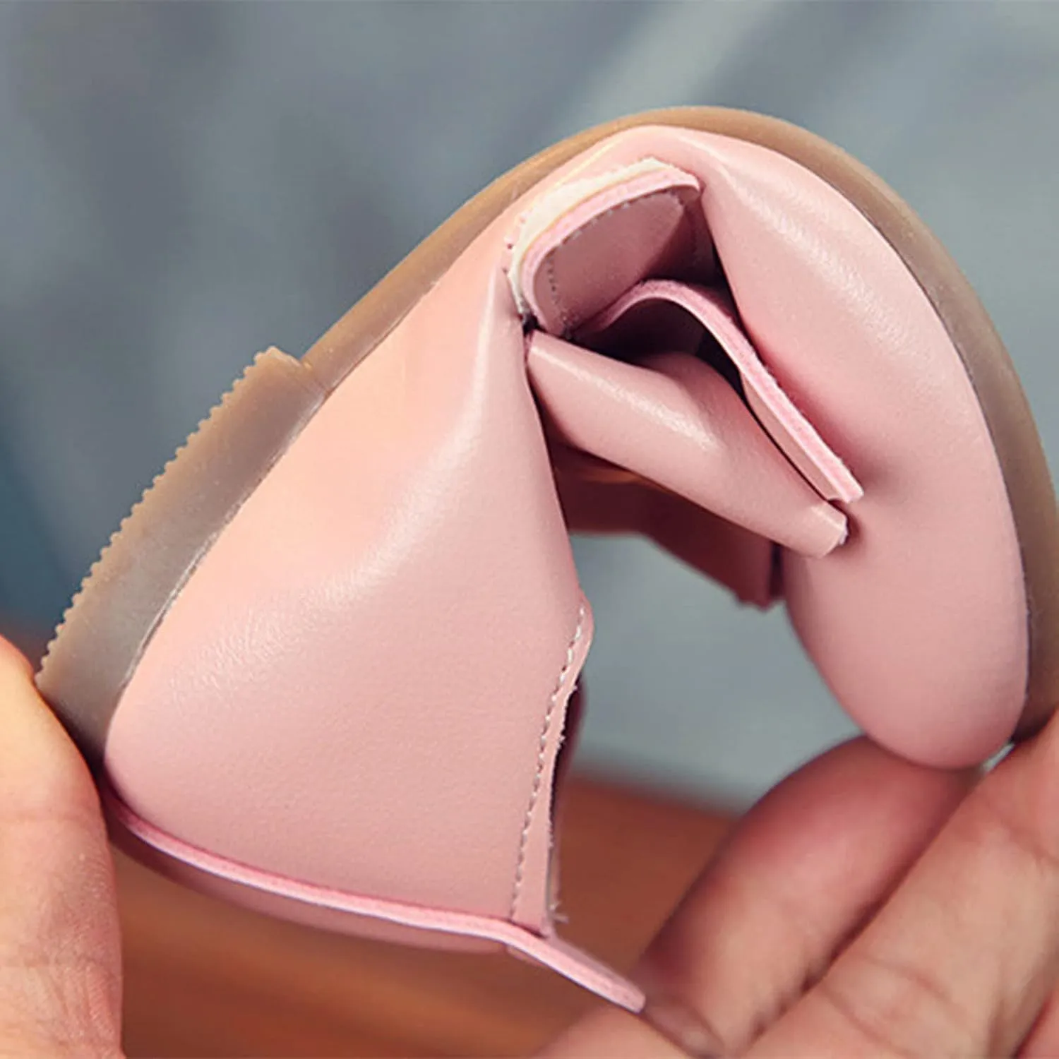 Fashion Autumn Girls Casual Shoes Flat Light Hook Loop Solid Color Bow Simple Shoe Toddler Girl