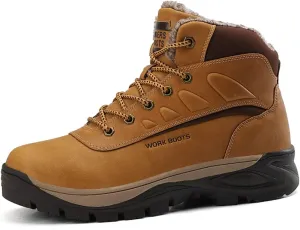 Fashion Winter Men Snow Boots Mens Waterproof Leather Ankle Boots Warm Comfortable Casual Outdoor Hiking Boots