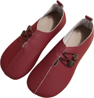 Flats Shoes for Women Round Toe Comfortable Ballet Flats Business Casual Work Slip On Dress Mary Jane Shoes Casual Dressy Walking Fashion Loafer Lightweight Breathable Outdoor Footwear