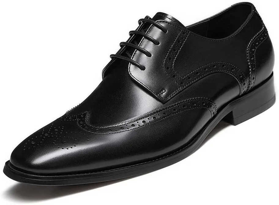 GIFENNSE Men's Oxford Shoes | Mens Dress Shoes | Mens Formal Shoes | Lace Up Dress Shoes