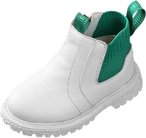 Girls Boys Children Ankle Boots Kids Low Heel Booties Fashion Side Zipper Short Flat Shoes Kids Boots for Girls Size 2